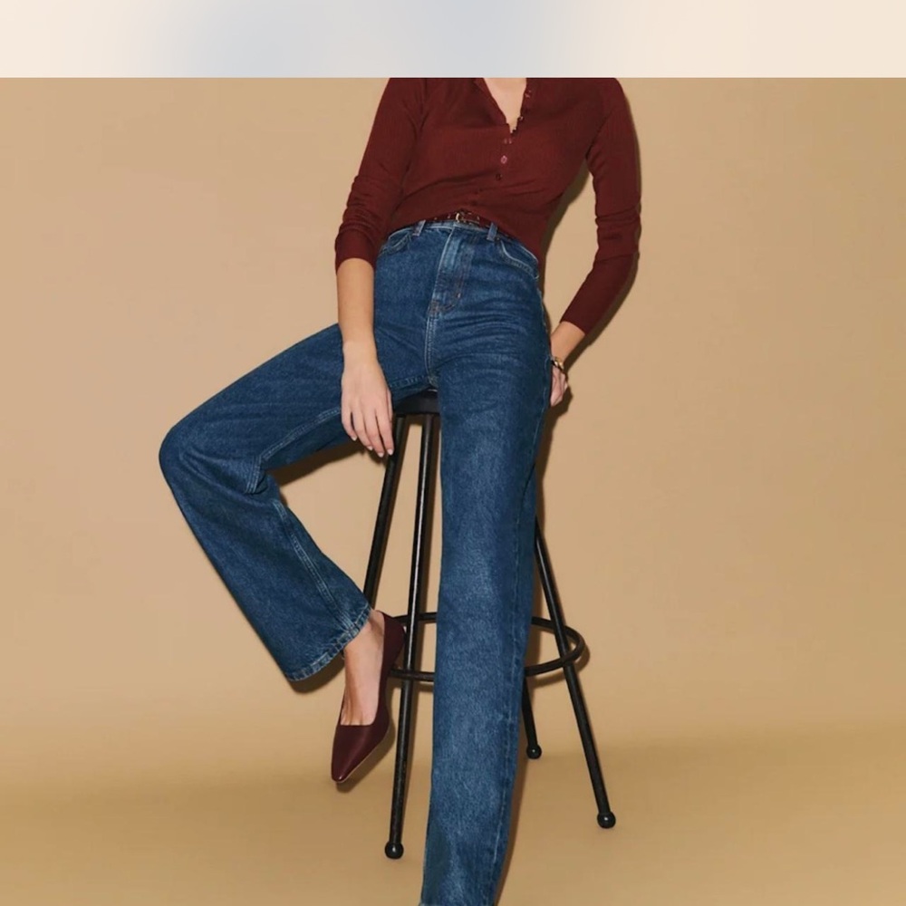 Reformation Wilder High Rise Wide Leg Jeans